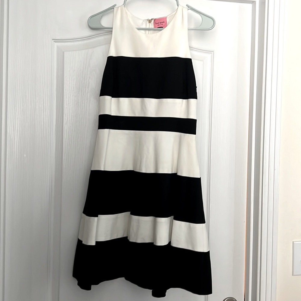 Classic black and white summer tea/party dress size S from Kate Spade, worn once